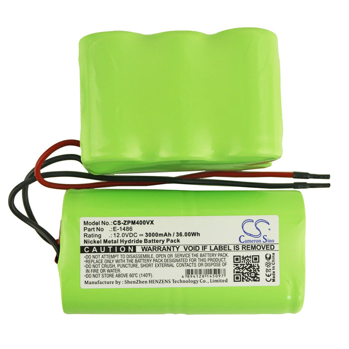 CS-ZPM400VX : Battery for ZEPTER PWC-400, Turbohandy 2 in 1 - Replaces ZEPTER E-1486