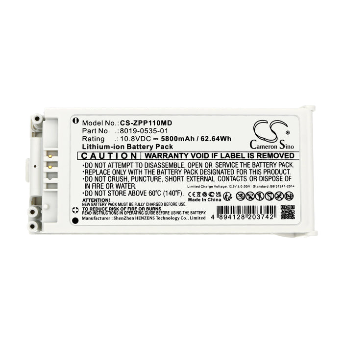 CS-ZPP110MD : Battery for ZOLL AED Pro, Defibrillators R Series, Defibrillators E Series and others - Replaces ZOLL 8019-0535-01, 8888869