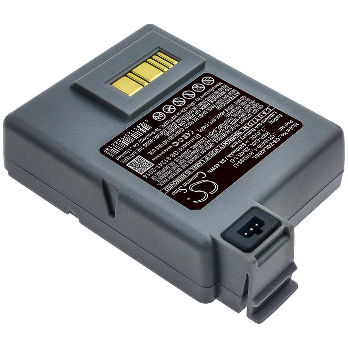 CS-ZQL420SL : Battery for Zebra P4T, RP4T, RP4 - Replaces Zebra CT18499-1, H16293-Li, HBP-420L and others