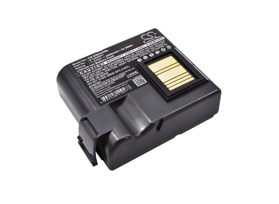 CS-ZQN420BL : Battery for Zebra QLN420, ZQ630 - Replaces Zebra P1040687, P1050667-016, BTRY-MPP-68MA1-01