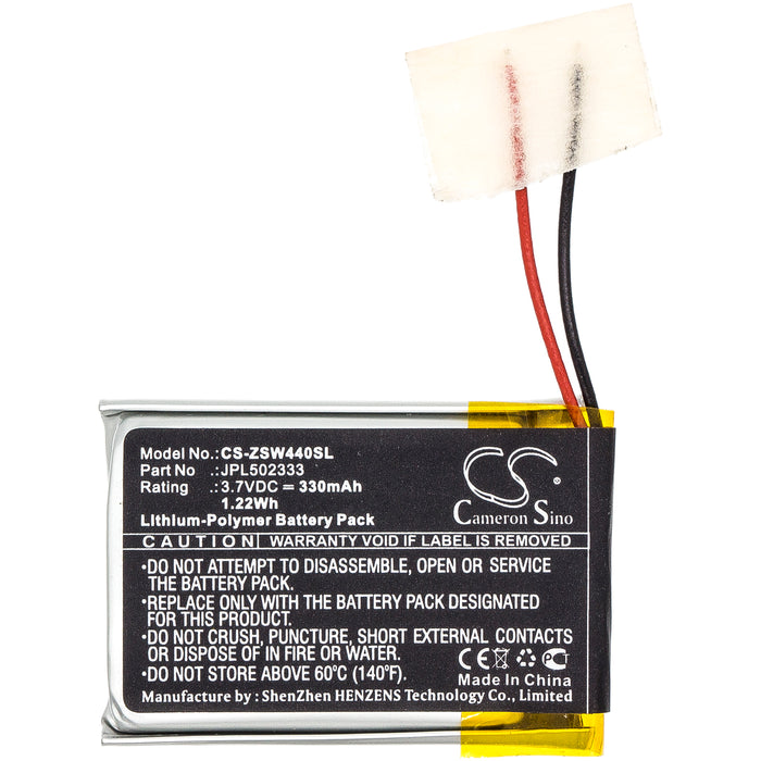 CS-ZSW440SL : Battery for IZZO Swami Voice Clip, A44040 - Replaces IZZO JPL502333