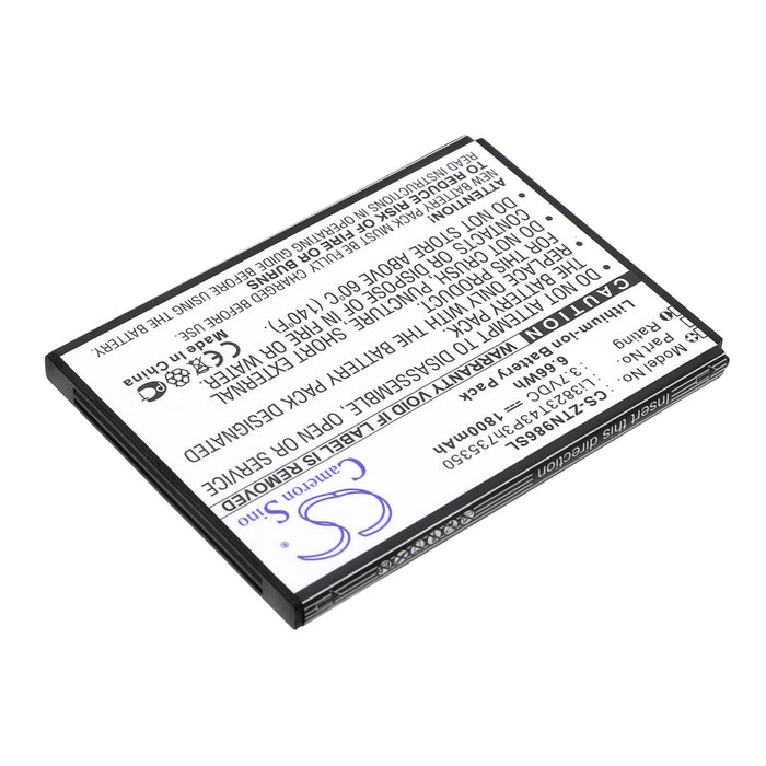 CS-ZTN986SL : Battery for T-Mobile MF64, Z64, Z64 and others - Replaces T-Mobile Li3823T43P3h735350