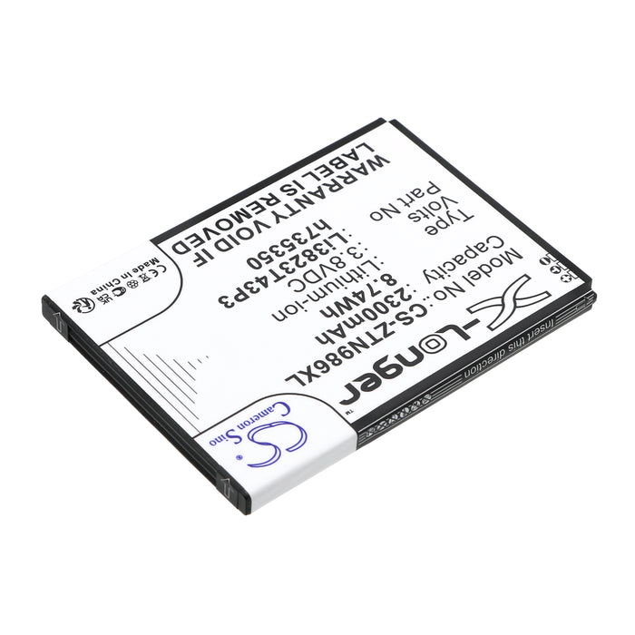 CS-ZTN986XL : Battery for T-Mobile MF64, Z64, Z64 and others - Replaces T-Mobile Li3823T43P3h735350