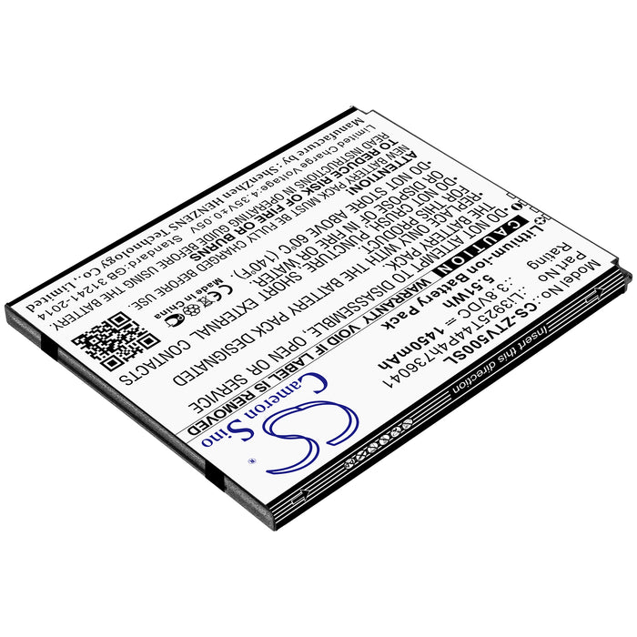 CS-ZTV500SL : Battery for ZTE Blade Vantage, Blade Vantage 5, VZW-Z839PP and others - Replaces ZTE Li3925T44P4h736041