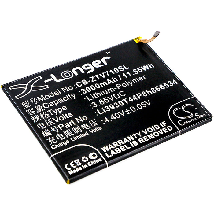 CS-ZTV710SL : Battery for ZTE Blade V7 Max, Blade V7 Max Dual SIM - Replaces ZTE Li3930T44P8h866534