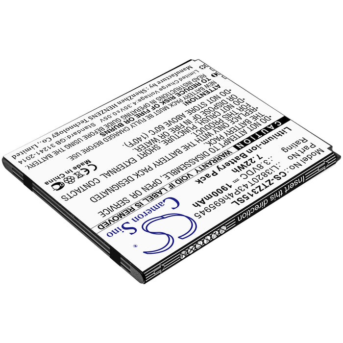 CS-ZTZ315SL : Battery for ZTE Blade Vantage 2, Z3153, Z3153VPP and others - Replaces ZTE Li3820T43P4h695945