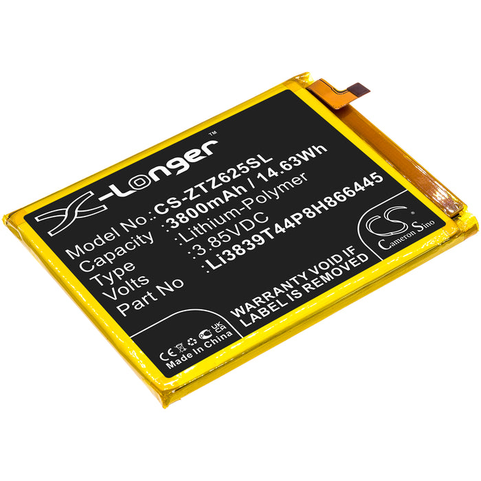 CS-ZTZ625SL : Battery for ZTE Blade 11 Prime 2020, Z6251VS - Replaces ZTE Li3839T44P8H866445