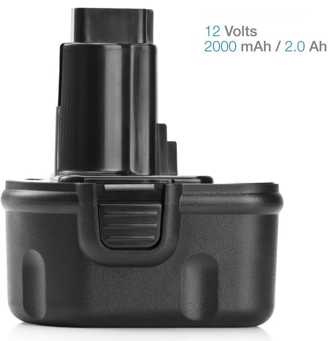 DW9072 : 12 volt 2.0Ah Ni-Cd battery for DeWalt (DW9072, DC9071, DE9037, DE9071, DE9072, DE9074, DE9075)