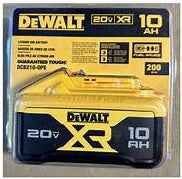 DeWalt DCB210 : DeWalt brand 20volt 10Ah Li-ION battery for tools