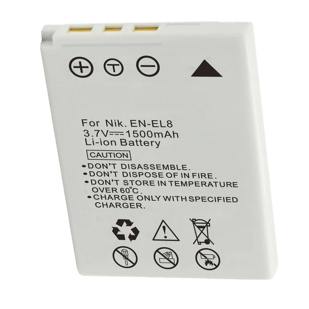 EN-EL8: 3.7v 730mAh battery for NIKON Coolpix — Batteries America
