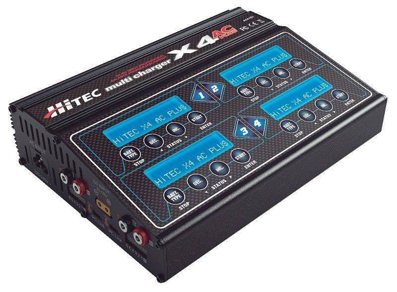 HiTEC X4AC charger - 4-channel charger for RC