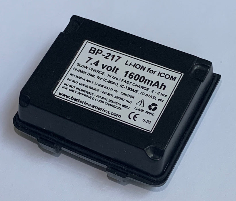 BP-217 : Li-ION battery for ICOM IC-80AD, IC-T90A, IC-91A etc.