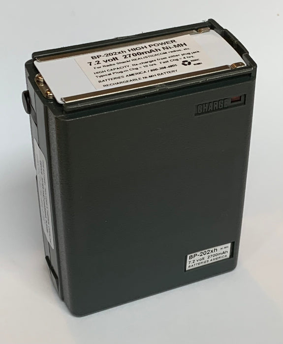 BP-202xh : 7.2v 2700mAh long-life battery for Realistic, Radio Shack HTX-202, HTX-404