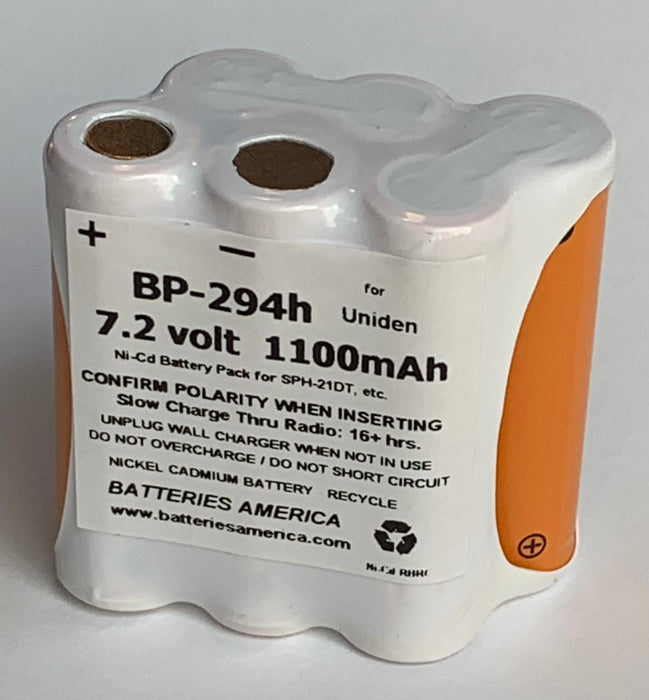 BP-294h : 7.2v battery for Uniden scanners, BT294