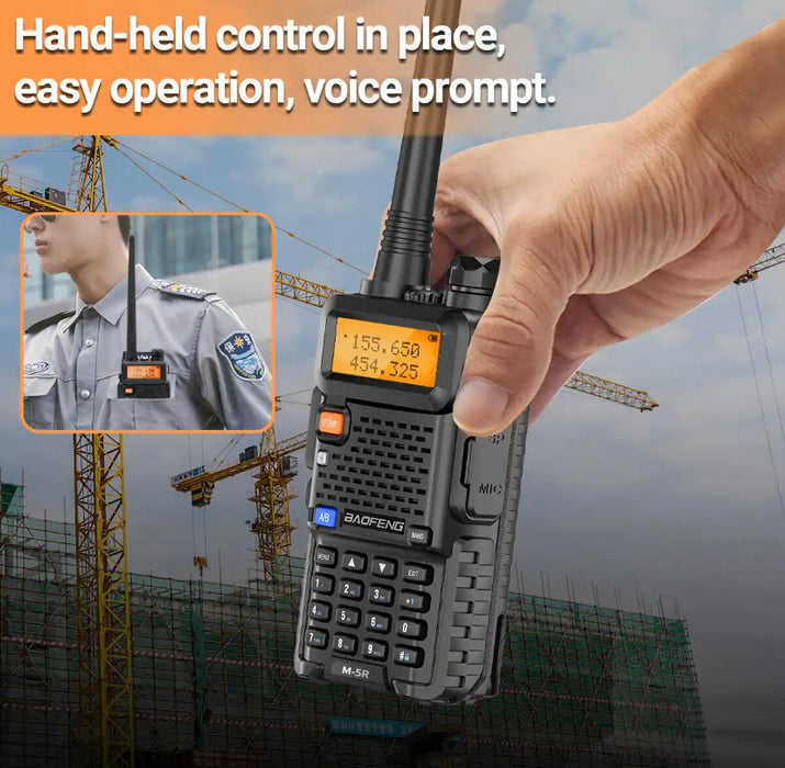 Baofeng M-5R : Tri-band VHF/UHF Transceiver with AM Air Band Rx