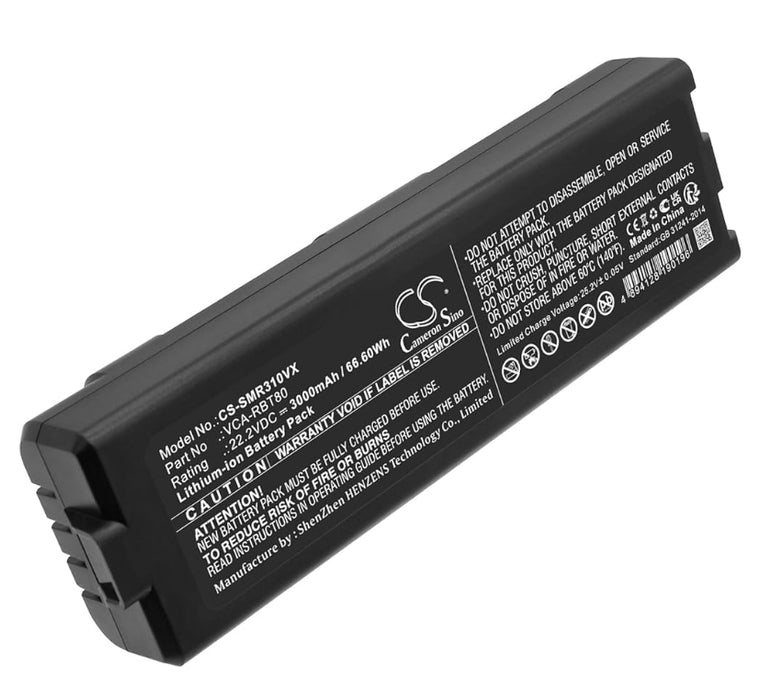 CS-SMR310VX : Battery for Samsung Jet Bot, VR30T80313W, VR30T85513W and others - Replaces Samsung VCA-RBT80