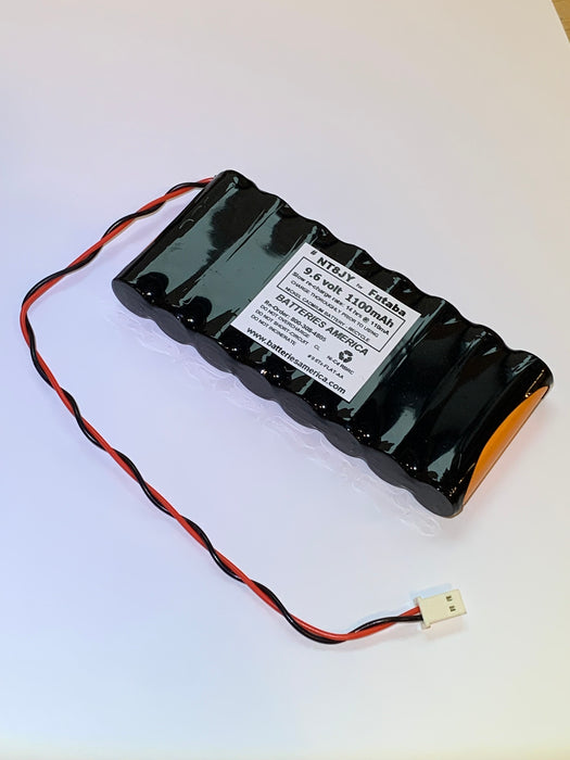 NT8JY : 9.6 volt battery pack for Futaba transmitters