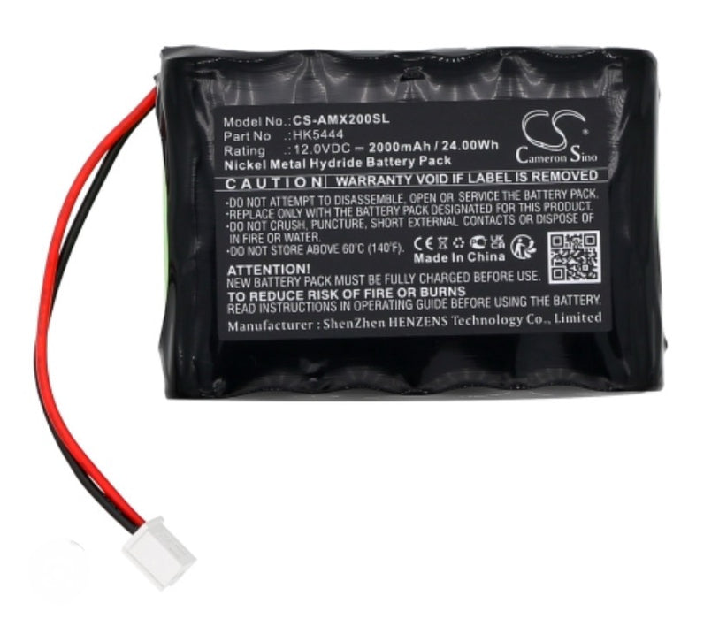 CS-AMX200SL : Battery for Amano PIX-200, PIX-200 DCF - Replaces Amano HK5444