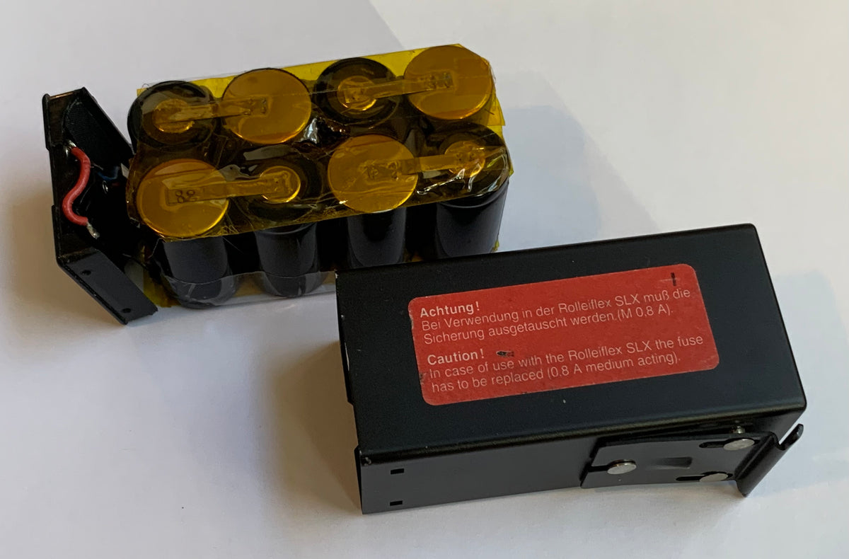 Rolleiflex Battery rebuild service : 9.6v NiMH battery insert & instal ...