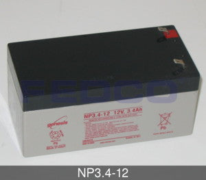 NP3.4-12 Sealed Lead Acid Battery for Bear Medical Systems Bear 33 Portable Ventilator