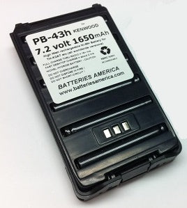 2X PB-43N PB-43 Ni-MH Battery For KENWOOD THK2AT THK2E THK2ET