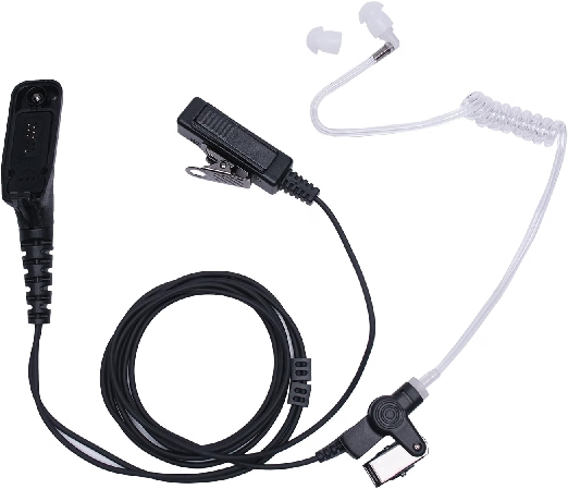 EP-6129 : Covert Earpiece-Microphone for Motorola radios, such as XPR 6550, XPR 7550e etc.