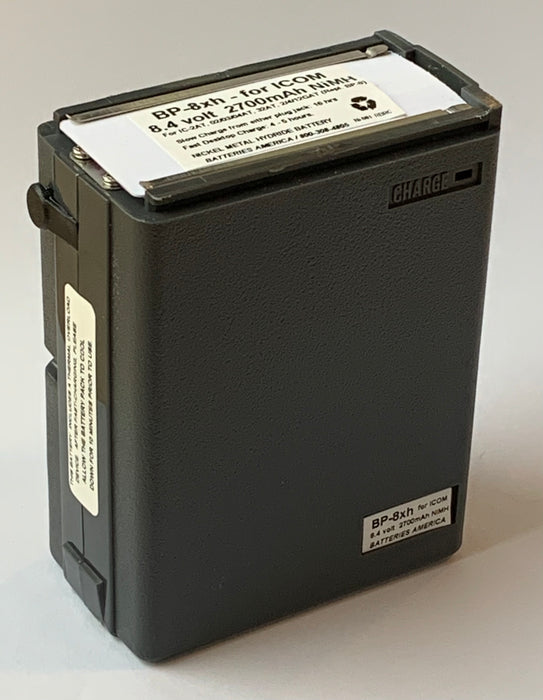 BP-8xh : 8.4v 2700mAh NiMH battery pack for ICOM radios