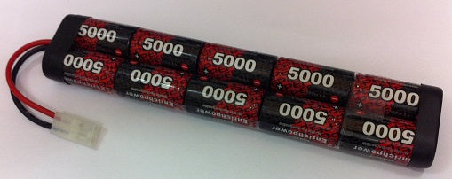 10EP5000SC : 12 volt 5000mAh NiMH Rechargeable Battery Pack