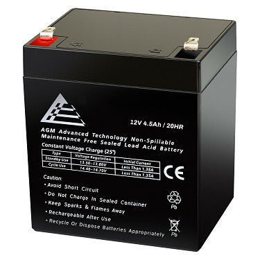 UB1245 : 12 volt 4.5Ah Sealed Lead rechargeable battery