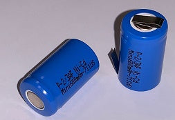 2/3A NiCd battery cell 1.2 volt 600mAh