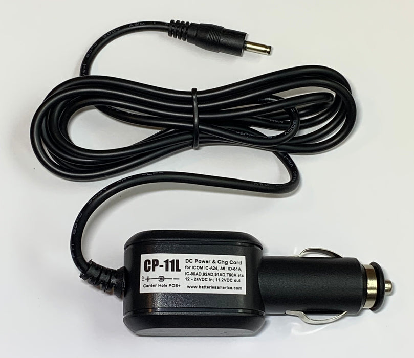 CP-11L : DC Power & Charge cord for Icom (replaces CP-19R)