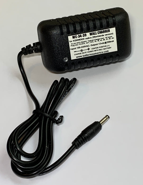 WC-34-39 : Wall Charger for KENWOOD radios