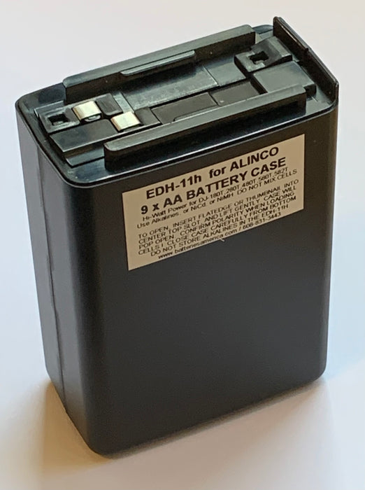 EDH-11h : 9xAA Battery Case for Alinco radios (DJ-580 DJ-582 JR-480 DJ-280 DJ-180)