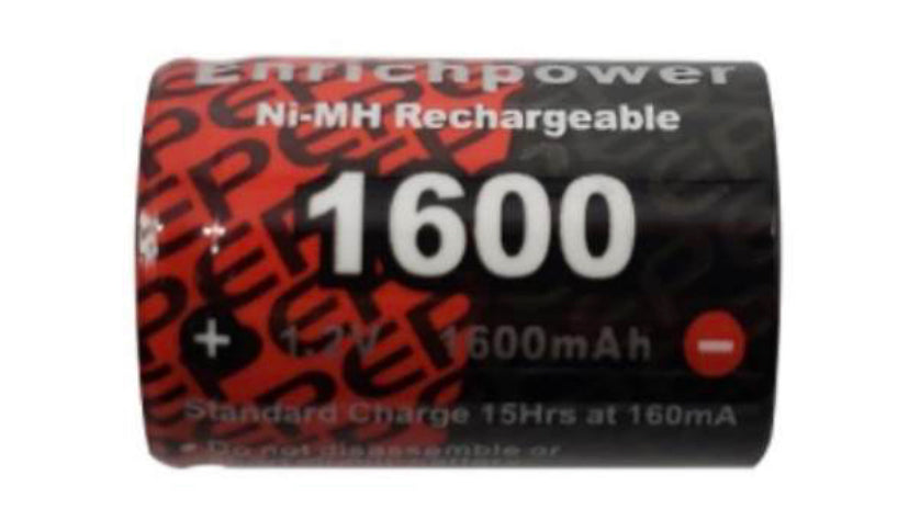 EP-1600A : 2/3A rechargeable NiMH battery cell 1.2v 1600mAh