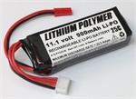 3LP752518 : 11.1 volt  900mAh 25C Rechargeable Li-PO Battery