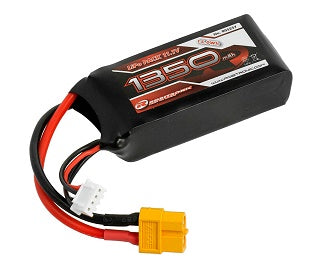 3S1350-XT60: 11.1v 1350mAh LiPO battery with XT60 connector