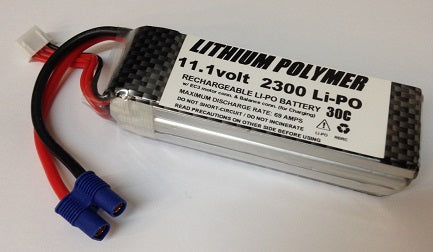 3S2300EC3 : 11.1v 2300mAh LiPO battery for R/C