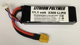 3S2300XT60 : 11.1 volt 2300mAh LiPO battery for R/C