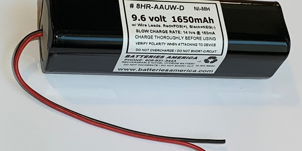 9.6TX-FLAT-AA-NiMH ENELOOP: 9.6v Flat transmitter battery for RC —  Batteries America