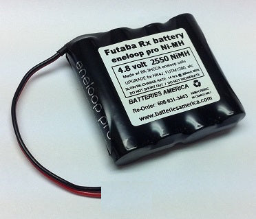4BK-3HCCAW: 4.8v 2550mAh eneloop pro Ni-MH battery for RC — Batteries  America