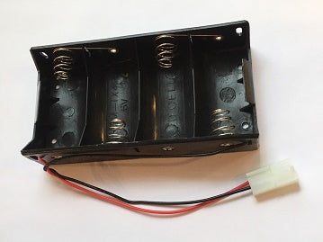 4DT : Battery Tray Holder for 4 x D size cells.