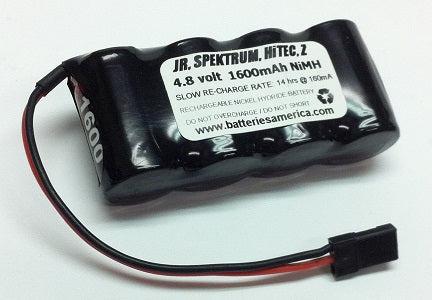 4EP1600AW : 4.8 volt 1600mAh NiMH battery for R/C