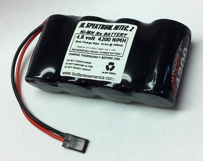 4EP4200SC : 4.8 volt 4200mAh Sub-C rechargeable NiMH