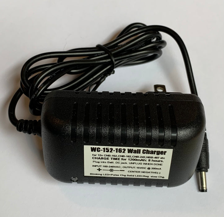 WC-152-162 : Wall Charger for CNB-152, CNB-242, NBB487, CNB-162 etc.