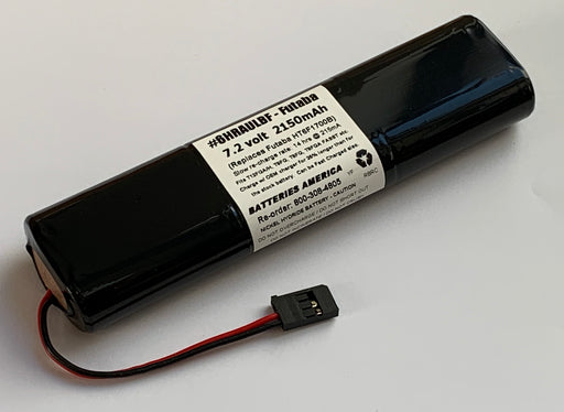 3.6v 2150mah battery flashlight rechargeable 6HRAULBF: 7.2v 2150mAh NiMH battery for Futaba — Batteries America