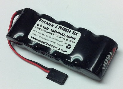 5EP1600AW : 6.0 volt 1600mAh rechargeable NiMH