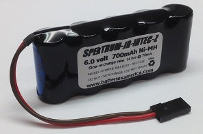 5EP700AAH : 6.0 volt 700mAh 2/3AA rechargeable NiMH battery for R/C