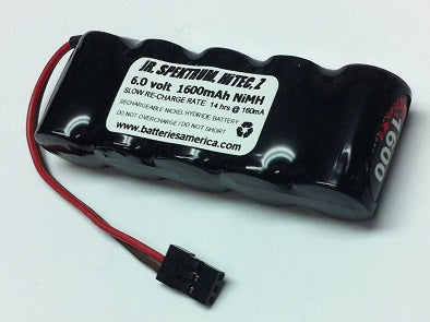 5EP1600AW : 6.0 volt 1600mAh rechargeable NiMH