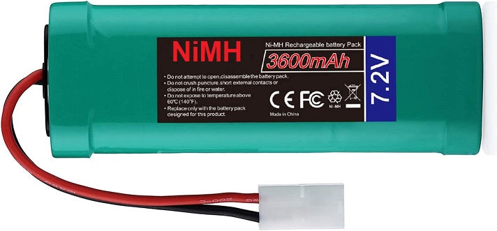 6EP3600 : 7.2 volt 3600mAh NiMH battery for R/C