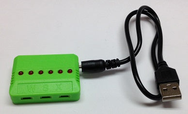 6x1SLiChg : Smart USB Charger for 1S LiPO batteries
